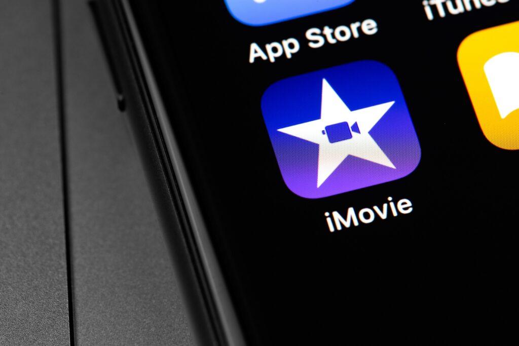 Die App iMovie