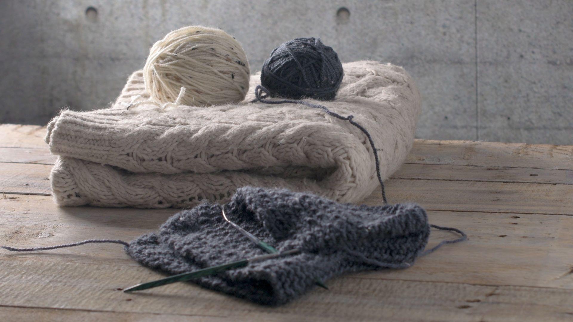 Strickprojekt mit Baby Alpaka Wolle